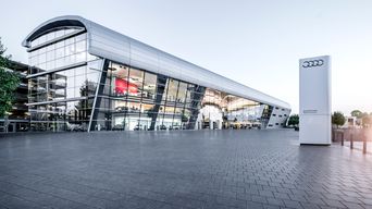 Außenansicht Audi Forum Neckarsulm